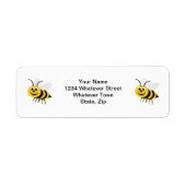 Bee Design Return-adreslabel Etiket (Voorkant)
