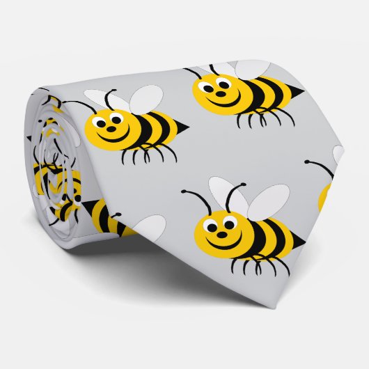 Bee Design Stropdas (Opgerold)