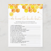 Bee die het beste spel van de bruid kent (Voorkant)