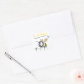 Bee - dit boek behoort tot vierkante sticker (Envelop)