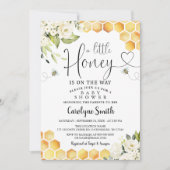 Bee een kleine honing-Baby shower-uitnodiging Kaart (Voorkant)