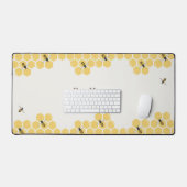 Bee- en Honeycomb-patroon Bureaumat (Keyboard & Muis)