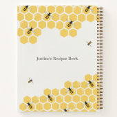 Bee- en Honeycomb-patroon Notitieboek (Achterkant)