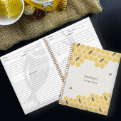 Bee- en Honeycomb-patroon Notitieboek