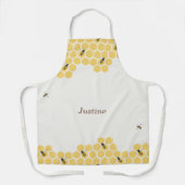 Bee- en Honeycomb-patroon Schort (Voorkant)