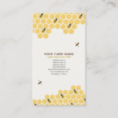 Bee- en Honeycomb-patroon Visitekaartje (Voorkant)