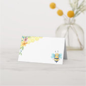 Bee- en honingkamerkaart voor bloemkool plaatskaartje (Achterkant)