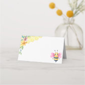 Bee- en honingkamerkaart voor bloemkool plaatskaartje (Achterkant)