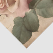 Bee en Roze Rozen Decoupage Tissue Paper Tissuepapier (Detail)