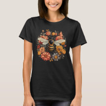 Bee en Wild Flowers T-Shirt
