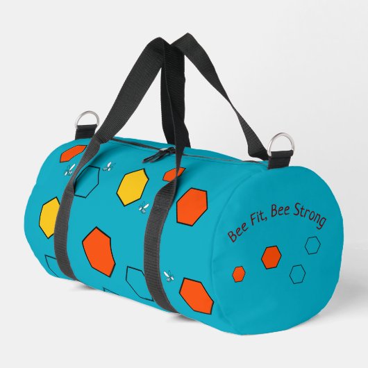 Bee Fit, Bee Strong Duffel Bag | Plunjezak (Linkerhoek)