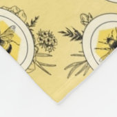 Bee Fleece Deken (Hoek)