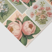 Bee Floral  anjer sinaasappel decoupage Tissuepapier (Detail)