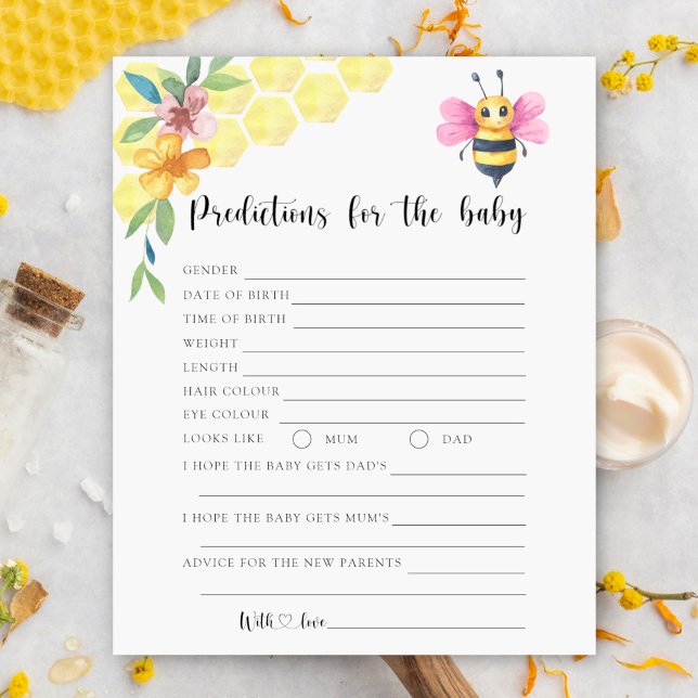 Bee floral - baby predictions and advice (Creator heeft geüpload)