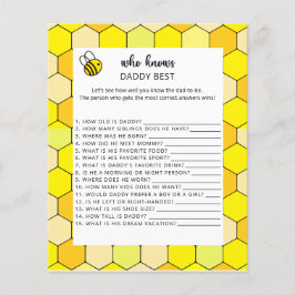 Bee floral die DADDY het beste kent