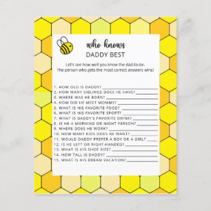 Bee floral die DADDY het beste kent