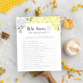 Bee floral die de beste wedstrijd kent