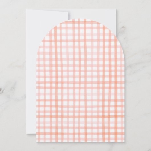 Bee Floral Mama-to-Bee Arch Baby shower Kaart (Achterkant)