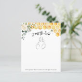 Bee floral Raad het jurk vrijgezellenfeest spel (Staand voorkant)