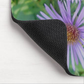 Bee Fly & Paarse Asters Mousepad Muismat (Hoek)