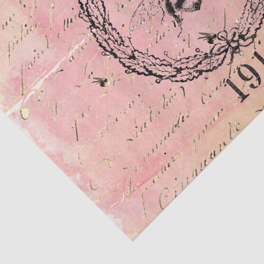 Bee French Jardin Tissuepapier (Detail)