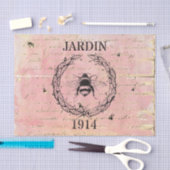 Bee French Jardin Tissuepapier (Craft)