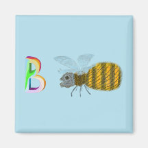 Bee Fridge Magnet