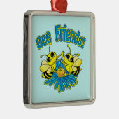 Bee Friends Metalen Ornament (Rechts)