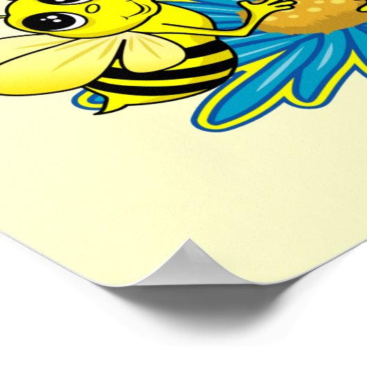 Bee Friends Poster (Hoek)