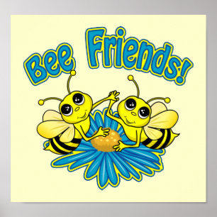 Bee Friends Poster