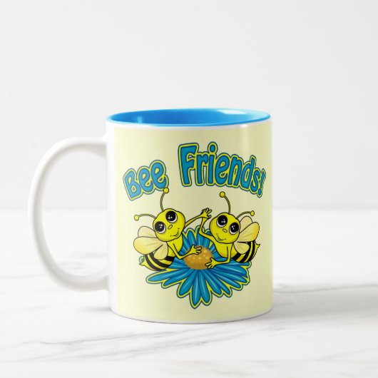 Bee Friends Tweekleurige Koffiemok (Links)