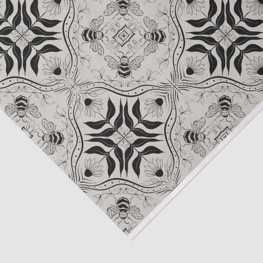 Bee Garden Tissuepapier (Detail)