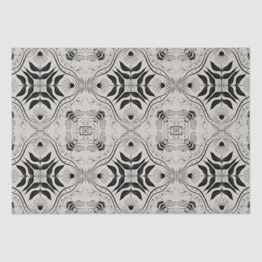 Bee Garden Tissuepapier (Voorkant)