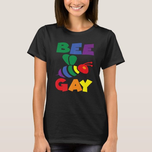 bee gay bee equalisation and human rights t-shirt (Voorkant)