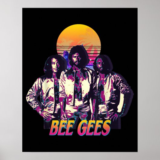 Bee Gees Live For Men And Women Poster (Voorkant)