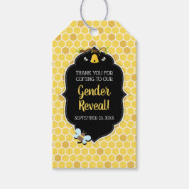 Bee Gender onthullen Baby shower gunst Cadeaulabel