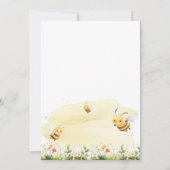 Bee Gender Reveal • What Will Baby Bee Kaart (Achterkant)