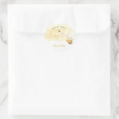 Bee Gender Reveal • What Will Baby Bee Ronde Sticker (Tas)