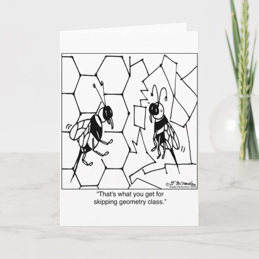 Bee Geometry Kaart (Voorkant)