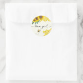 Bee Geslacht Onthullen Party Team Meisje Ronde Sticker (Tas)