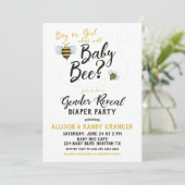 Bee Geslacht onthullen Uitnodiging van derden (Staand voorkant)