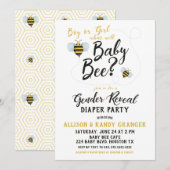 Bee Geslacht onthullen Uitnodiging van derden (Voorkant / Achterkant)