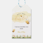 Bee Geslacht Onthulling • Wat Wordt Baby Bee Cadeaulabel (Voorkant)
