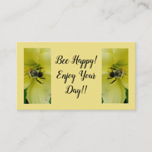 BEE GEWELDIGE BEE HAPPY - ENCLOSURE CARD INFORMATIEKAARTJE