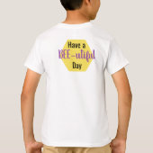 "BEE Geweldige" Happy Bee T-Shirt (Achterkant)