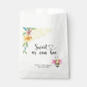 Bee girl baby shower - sweet as can bee bedankzakje (Voorkant)