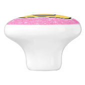 Bee Glitter Keramische Knop (Zijkant)