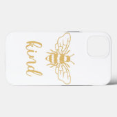 Bee Gold Hoesje-Mate iPhone Case (Achterkant (horizontaal))