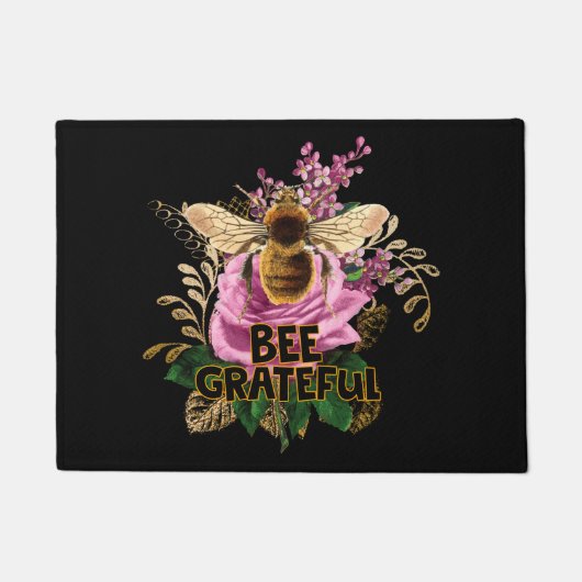 Bee Grateful Deurmat (Voorkant)