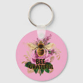 Bee Grateful Sleutelhanger (Achterkant)